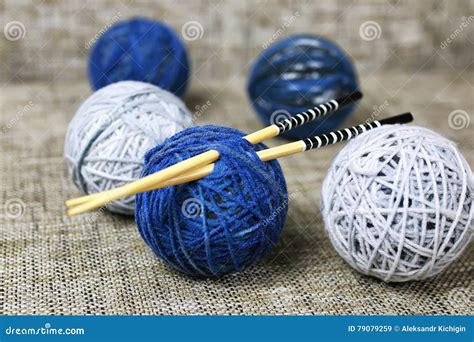 Knitting Wool Ball Hobby Stock Image Image Of Ball Balls 79079259