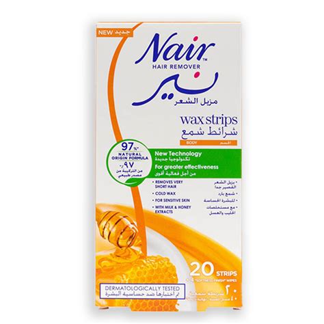 Home Wax Strips Nair Body Wax Strips Milk And Honey 20s