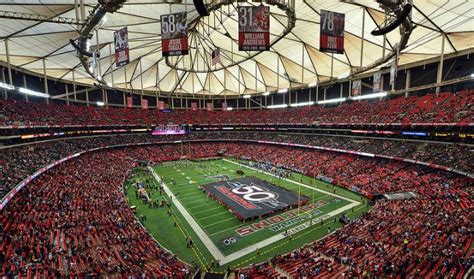 Georgia Dome Atlanta Falcons Football Stadium Stadiums Of Pro Football