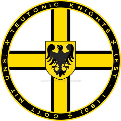 Teutonic Knights Coat Of Arms Seal By Williammarshalstore On Deviantart