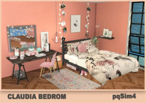Pqsims4 Claudia Bedroom • Sims 4 Downloads