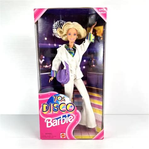 Mattel 70s Disco Barbie Doll Blonde Hair Special Edition 1990s Toy Vtg