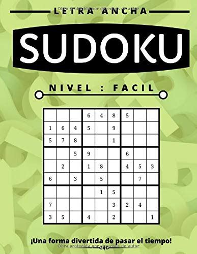 Sudoku Facil Libro De Puzzles Sudokus Para Adultos Letra Grande