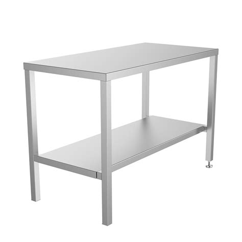 If you're still in two minds about modern design stainless steel and are thinking about choosing a similar product, aliexpress is a great place to compare prices and sellers. Stainless Steel Top Table With Shelf - Aluminium Under ...
