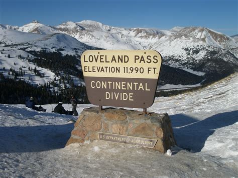 Loveland Pass Colorado The Highest Mountain Pass In The World