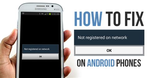 Reasons for not registered on network issue in case that your android fails to detect the sim card in its slot, the not registered on network issue will occur. Non registrato sulla rete come risolvere - GuideSmartPhone.net