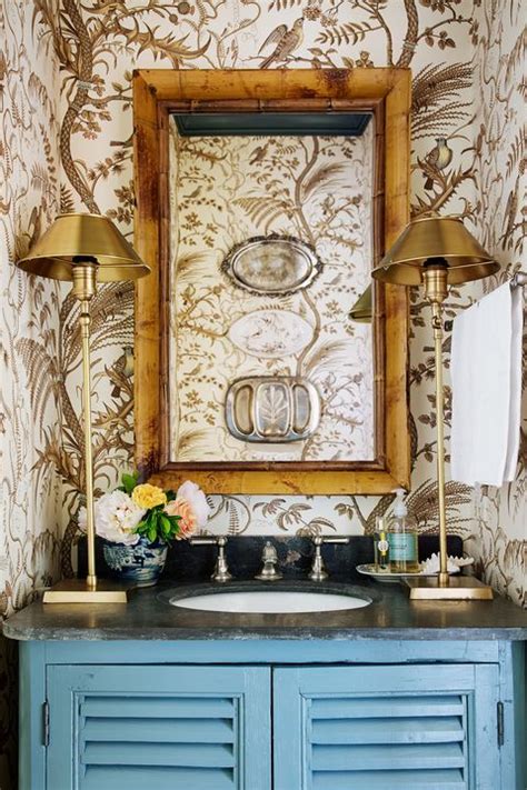 These Chic Wallpapered Bathrooms Will Convince You To Take