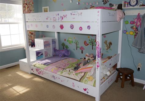 Shop wayfair for all the best loft storage kids beds. Ana White | Kids Bunk Bed with Storage Stairs - DIY Projects