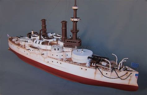 Uss Oregon Bb 3 Model Battleship Battleship Warship Model Model Ships