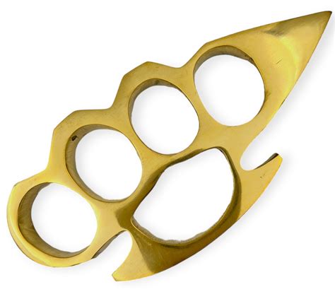 Real Brass Knuckles 4 Fingers Spike Panther Wholesale