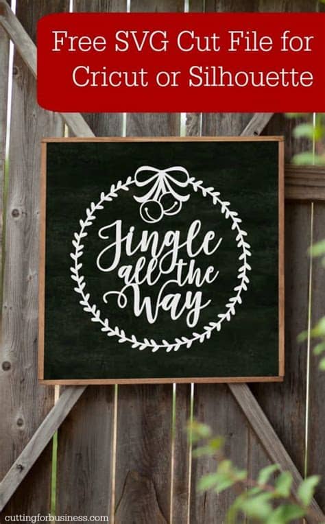 With more designs being added each week you won't be short on ideas and inspiration for. Free Christmas 'Jingle all the Way' Cut File - Cutting for ...