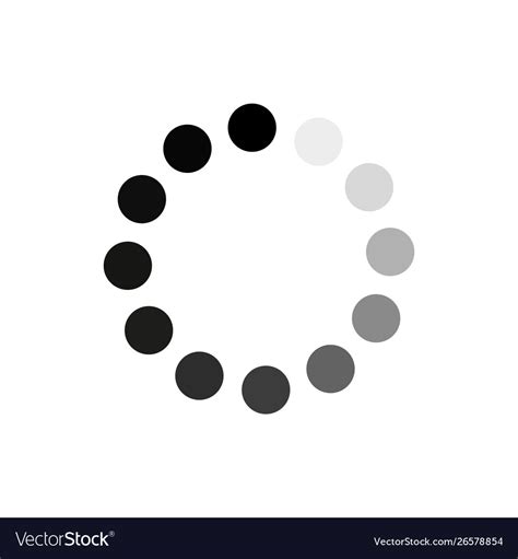 Circular Icon Loading Royalty Free Vector Image