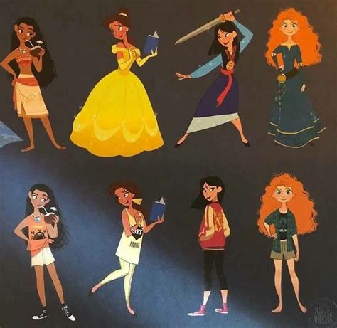 Ja⚡️min Blizz On Twitter All The Disney Princesses With Their