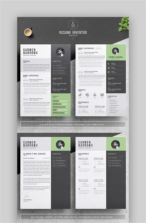 29 Cool And Colorful Resume Cv Templates Stand Out In 2021