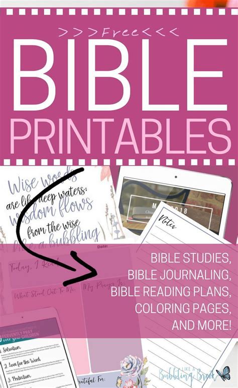 Bible Study Notebook Printable Pages Bubbling Brook Bible Study