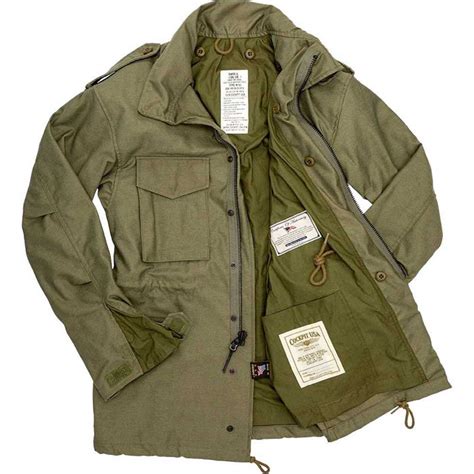 Classic M65 Army Combat Field Jacket Military Patrol Style Mens Coat
