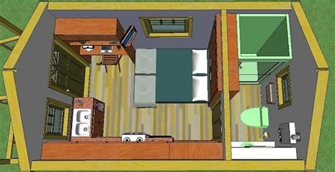 Each is 1,000 square feet or less. quixote village community tiny house plans 002 200 Sq. Ft ...