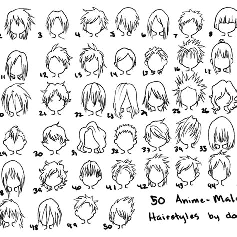 Anime Hairstyles Male Male Anime Hairstyles Drawing At Getdrawings Free Download