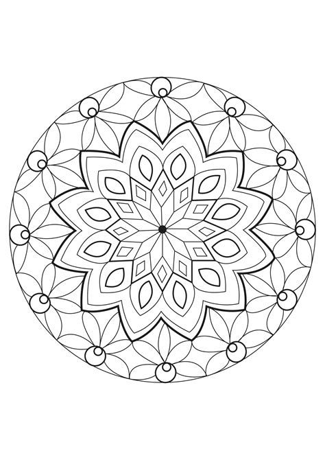Mandala Celine Mandalas Coloriages Difficiles Pour Adultes Justcolor