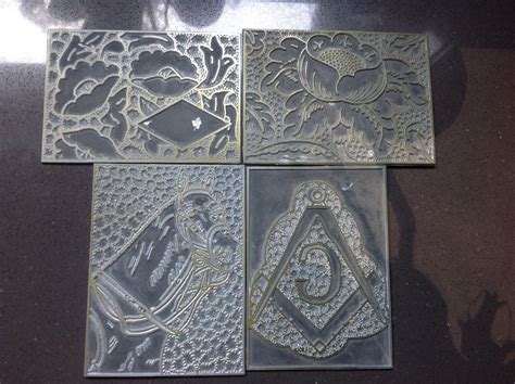 Leather Embossing Plates 4 Etsy Embossed Leather Leather Etsy