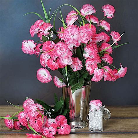 balsacircle 252 mini silk carnations flowers diy home wedding party artificial bouquets