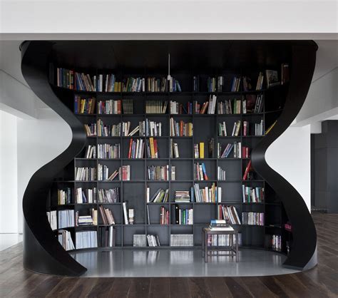 Home Library Architecture 63 Smart And Creative Bookcase Designs Bookcase Design Creative