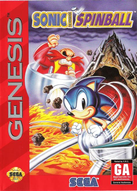 Sonic The Hedgehog Spinball 1993 Box Cover Art Mobygames