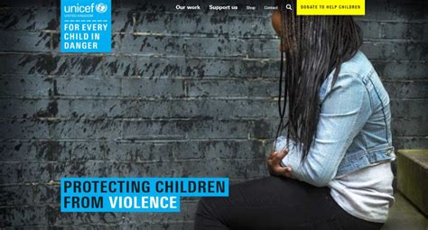 Unicef Uk Stop Child Trafficking London Charity Campaign