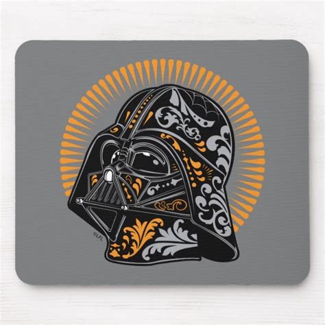Click the download button to view the full image of darth. Darth Vader | Halloween Sugar Skull Mouse Pad | Zazzle.com ...