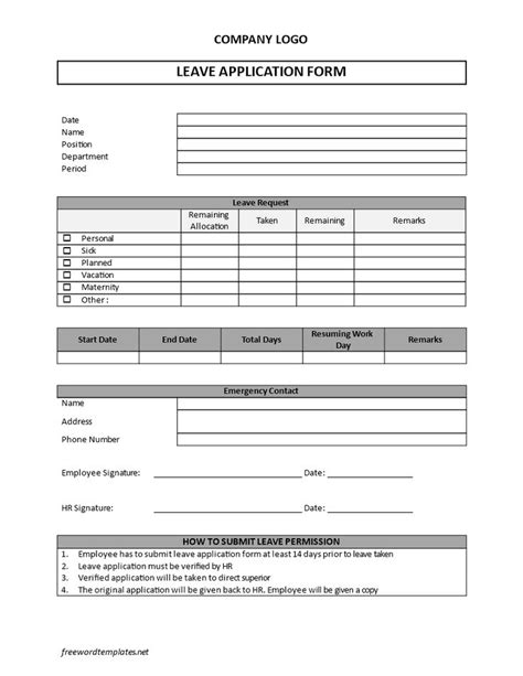 Annual leave carried from last year. Do you need a Leave Application Format for Employee? Download this professional Leave ...