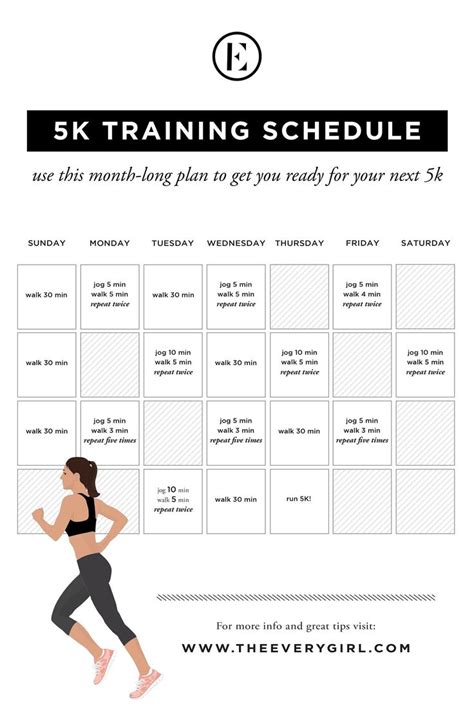 Printable 5k Training Plan