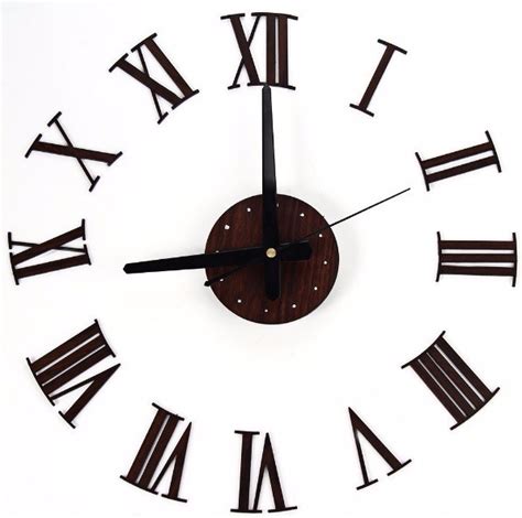 Reloj De Pared Con Numeros Romanos 12990 En Mercado Libre