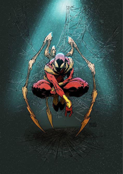 Iron Spider By Jimmy Greenhalgh On Artstation Marvel Spiderman Art