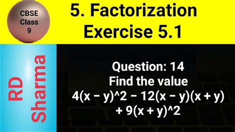 find the value 4 x − y 2 − 12 x − y x y 9 x y 2 youtube