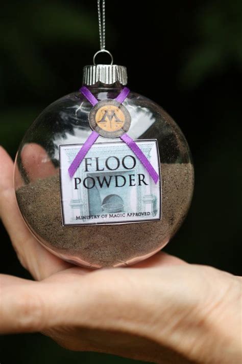 Harry Potter Christmas Ornament Floo Powder By Zuffolo On