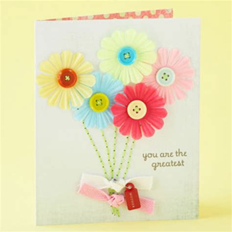 Button Greeting Cards Part 2 14 More Ideas For Handmade Homemade Card