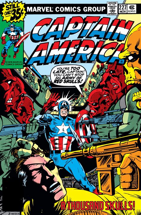 Captain America Vol 1 227 Marvel Database Fandom