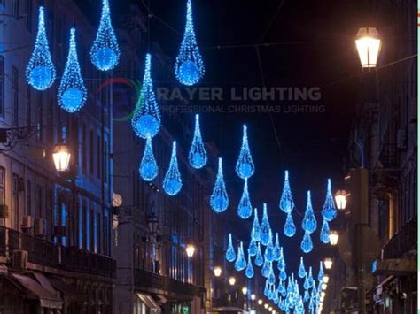 Led Water Drop Lighting Decoration For Holiday Street