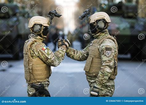 Romanian Army Special Forces Soldiers Prepare for the Romanian National