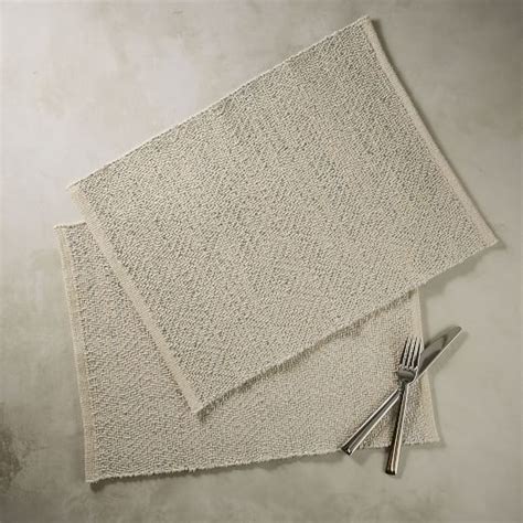 Free shipping on bedding, rugs, garden & more shop now → 1,000s of items on clearance shop now →. Woven Metallic Placemats (Set of 2) | west elm