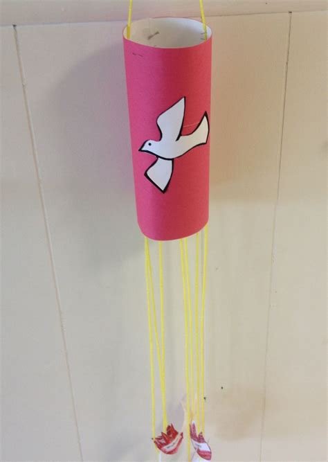 Pentecost Windsock With Ts Of The Holy Spirit On The Tails