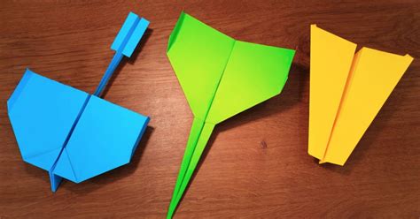 How To Make 5 Paper Airplanes That Fly Far