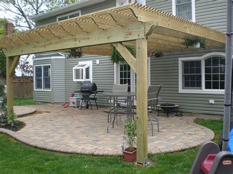 And as a result the pergola, the pergola looks more natural. Pergola Plans Attached To House | Smalltowndjs.com