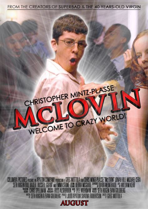 Iconic movies classic movies superbad movie michael cera minimal movie posters alternative movie posters film aesthetic movie film minimalist poster. McLovin Poster - Superbad Fan Art (30944030) - Fanpop