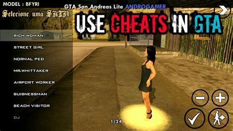 How To Use Cheats In Gta San Andreas Android Youtube
