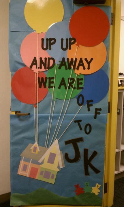 Door Decoration Could Say Up Up And Away We Are Off To