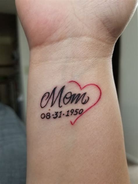 In Memory Of My Mom Rip Tattoos For Mom Remembrance Tattoos