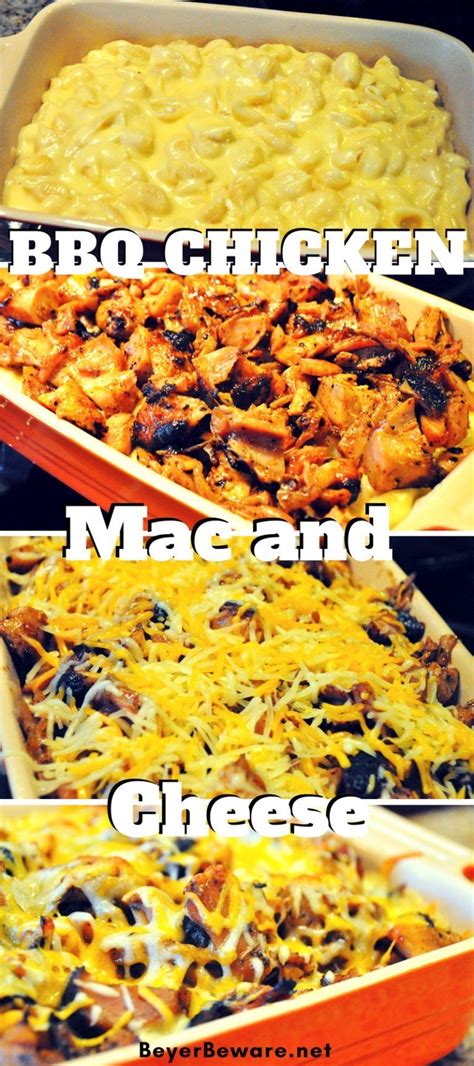 You can change things up and add a meat side or a vegetable side for a change of pace. BBQ chicken mac and cheese is a great way to use leftover ...