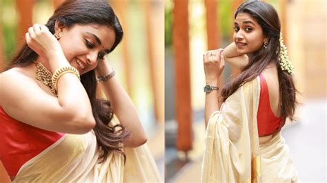 Keerthy Sureshs Pictures From The Onam Celebration Are Simply Stunning