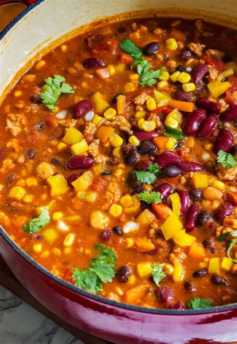 Jamaican Jerk Chicken Chili Recipe That Is Full Of Bold Flavors That